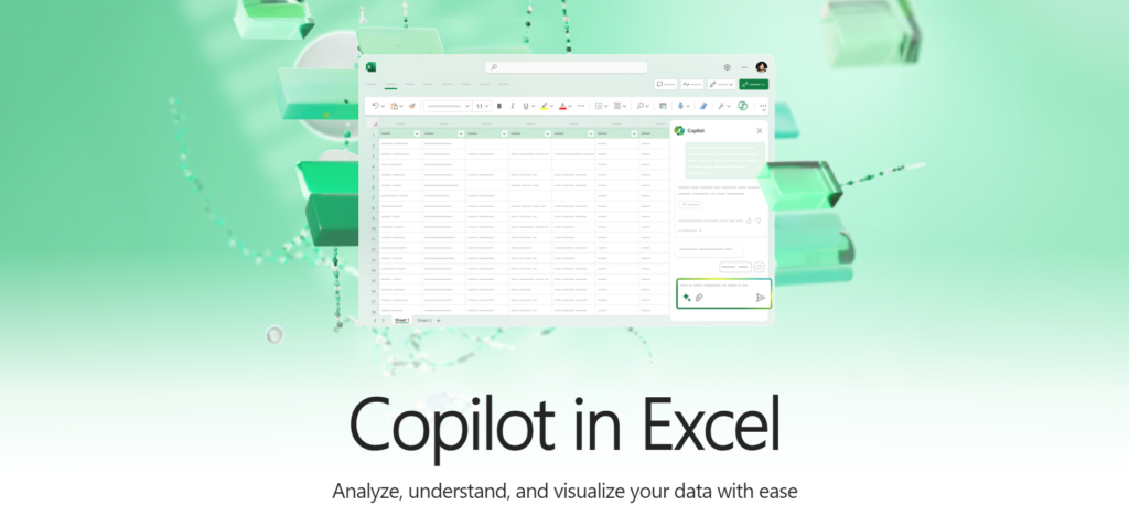 Copilot in ExcelのHome画面