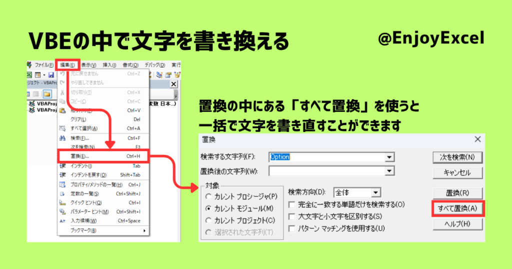 置換の説明画像